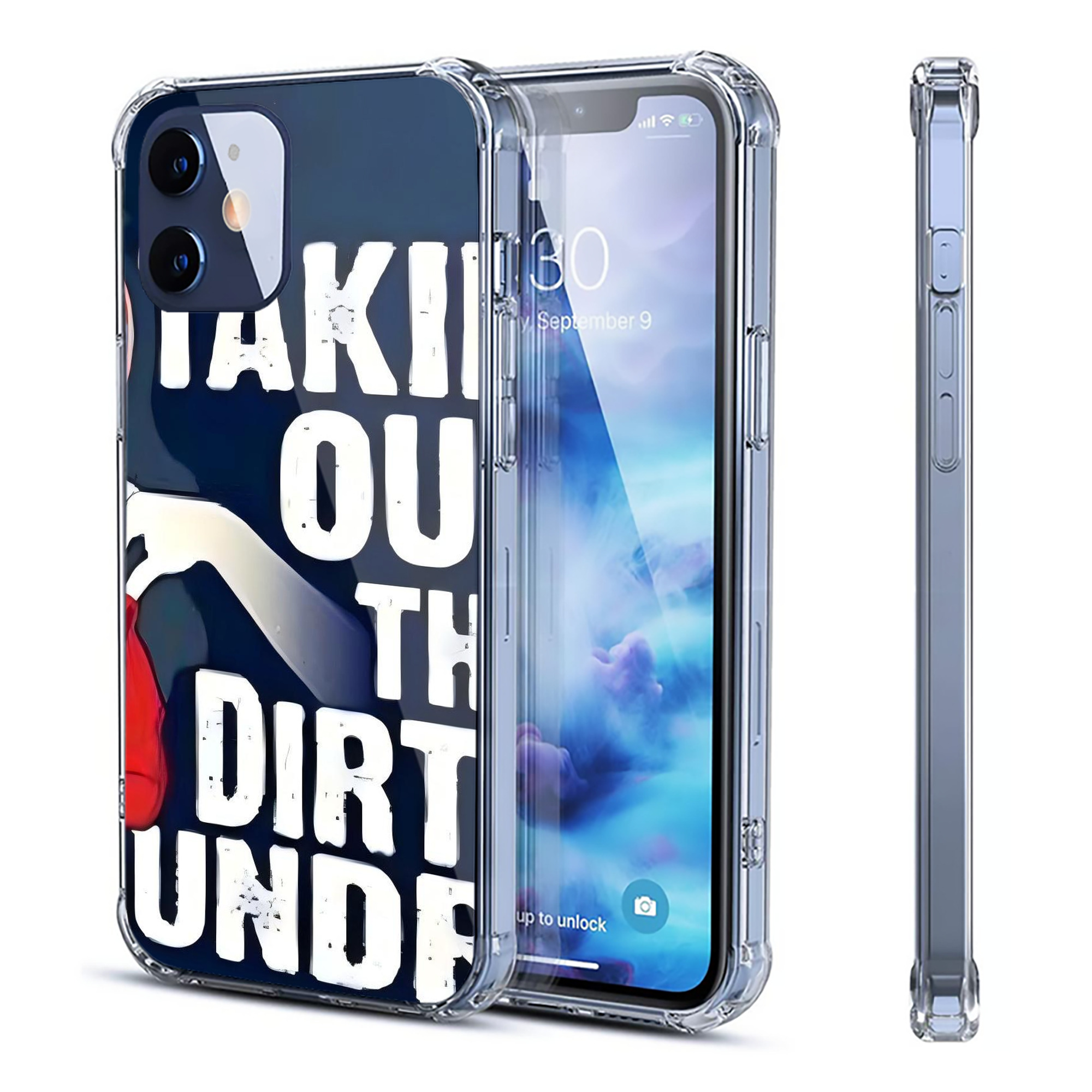 New York Yankees 210 Clear IPhone 12 Case – Soft TPU With UV Print – Enhanced Drop Protection, Precise Fit, Anti-Fingerprint, Customizable Design, Scratch-Resistant, Yellow-Resistant